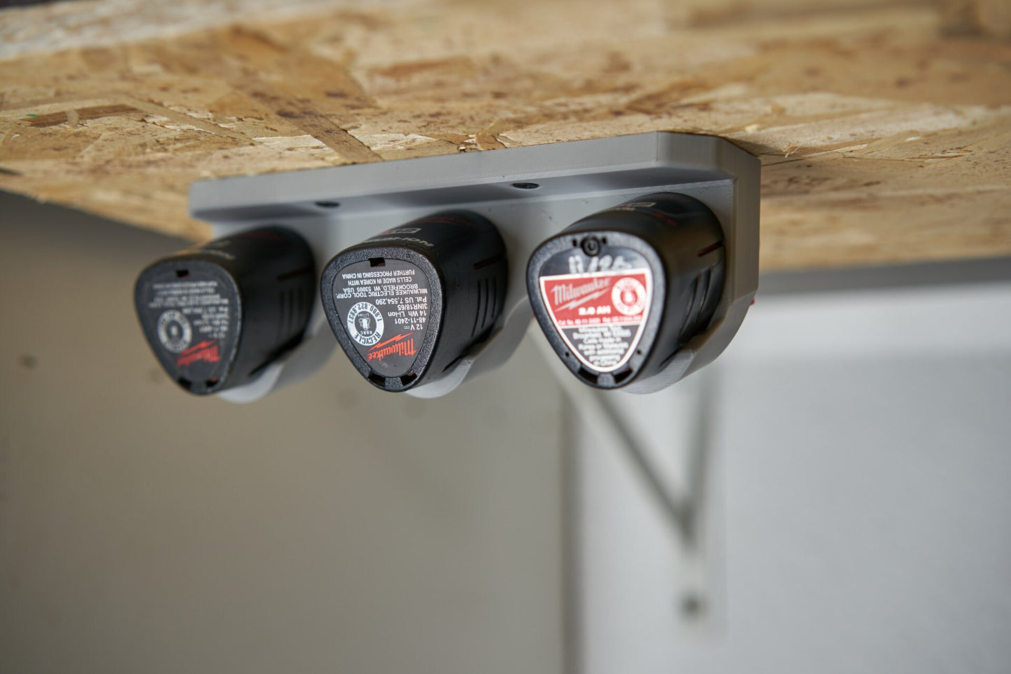 Milwaukee Tool M12 Battery Holder Mount Rack