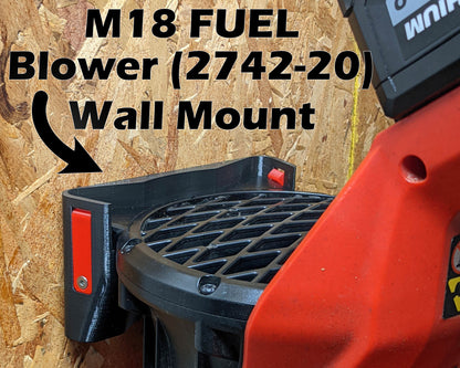 Milwaukee Tool M18 FUEL Leaf Blower Wall Mount Storage Organization 2724-20