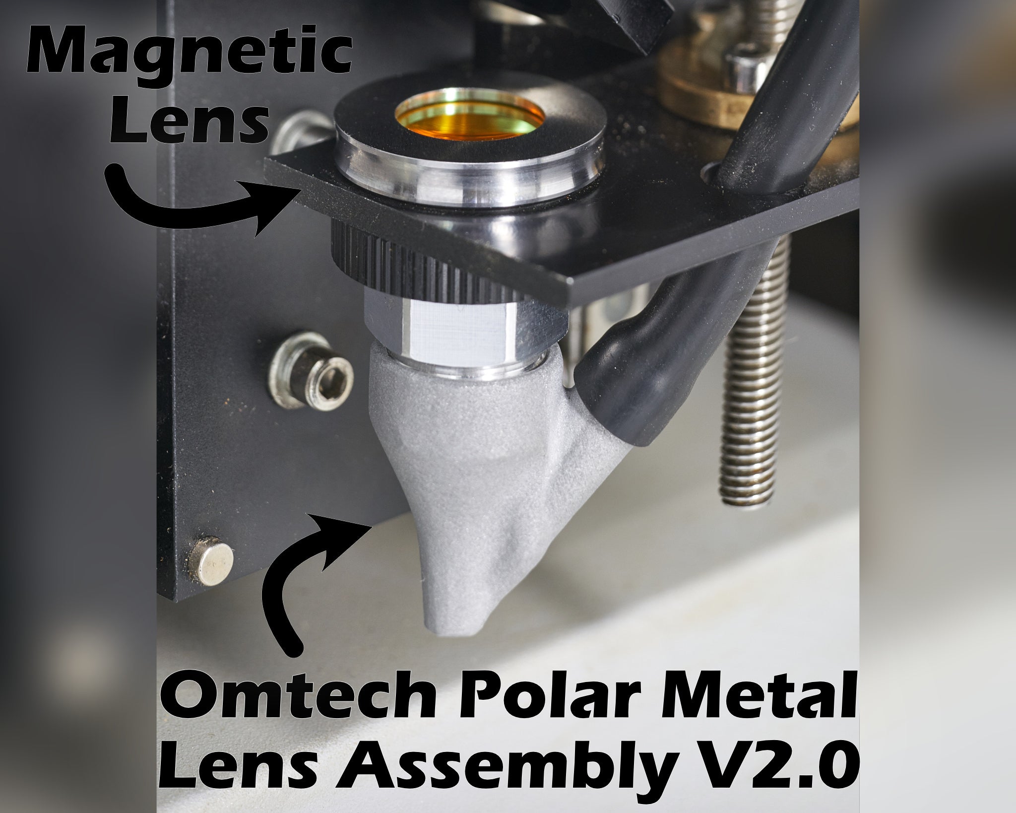 Upgraded Full Metal Lens Assembly V2.0 for Omtech Polar and Gweike Clo ...
