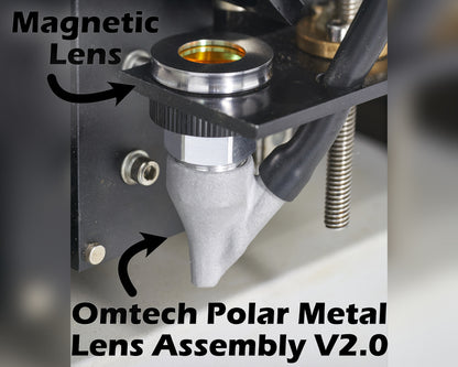 Upgraded Full Metal Lens Assembly V2.0 for Omtech Polar and Gweike Cloud