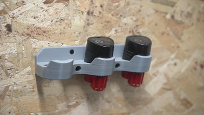 Milwaukee Tool M12 Battery Holder Mount Rack