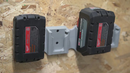 Milwaukee Tool M18 Battery Holder Mount Rack