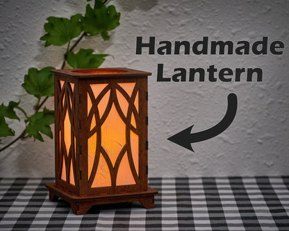 Cozy handmade candle lanterns